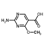 CAS#: 72418-38-3, 2-Amino-4-methoxy-5-pyrimidinecarboxylic acid