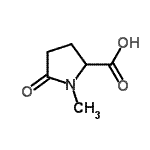 CAS 登录号：72442-37-6， 1-甲基-5-氧代脯氨酸