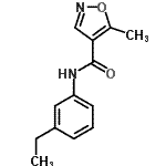 CAS#: 724436-22-0, N-(3-Ethylphenyl)-5-methyl-1,2-oxazole-4-carboxamide
