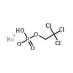 CAS#: 7246-20-0, Sodium 2,2,2-trichloroethyl hydrogen phosphate