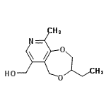 CAS#: 724696-70-2, (3-Ethyl-9-methyl-2,3-dihydro-5H-[1,4]dioxepino[5,6-c]pyridin-6-yl)methanol