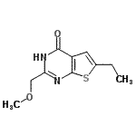 CAS#: 724745-42-0, 6-Ethyl-2-(methoxymethyl)thieno[2,3-d]pyrimidin-4-ol