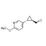 CAS#: 724770-89-2, (1R,2R)-2-(6-Methoxy-3-pyridinyl)cyclopropanecarbaldehyde