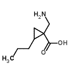 CAS#: 724773-11-9, 1-(Aminomethyl)-2-propylcyclopropanecarboxylic acid