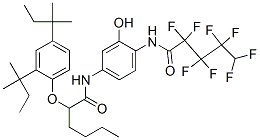 CAS 登录号：72494-14-5， (2S)-2-[2,4-二(2-甲基丁烷-2-基)苯氧基]-N-[3-羟基-4-(2,2,3,3,4,4,5,5-八氟戊酰氨基)苯基]己酰胺