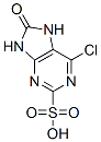 CAS 登录号：7250-57-9， 6-氯-8-氧代-7,9-二氢嘌呤-2-磺酸