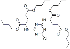 CAS 登录号：7252-30-4， 二丁基2-[[4-[1,3-二(丁氧羰基)丙基氨基]-6-氯-1,3,5-三嗪-2-基]氨基]戊烷二酸酯
