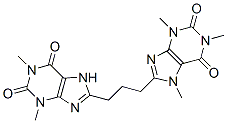 CAS#: 7252-38-2, 8-[3-(1,3-Dimethyl-2,6-Dioxo-7H-Purin-8-Yl)Propyl]-1,3,7-Trimethyl-Purine-2,6-Dione