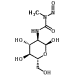 CAS#: 72521-89-2, 2-Deoxy-2-{[methyl(nitroso)carbamoyl]amino}-alpha-D-glucopyranose