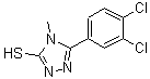 CAS#: 725217-53-8, 5-(3,4-Dichlorophenyl)-4-methyl-4H-1,2,4-triazole-3-thiol