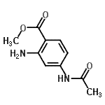 CAS 登录号：725239-36-1， 甲基4-乙酰氨基-2-氨基苯甲酸酯