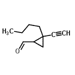CAS#: 72536-27-7, 2-Butyl-2-ethynylcyclopropanecarbaldehyde