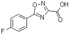 CAS 登录号：72542-80-4， 5-(4-氟苯基)-1,2,4-恶二唑-3-羧酸