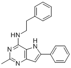 CAS#: 72549-74-7, 2-Methyl-6-Phenyl-N-(2-Phenylethyl)-5H-Pyrrolo[2,3-e]Pyrimidin-4-Amine