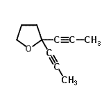 CAS#: 72567-14-7, 2,2-Di(1-propyn-1-yl)tetrahydrofuran