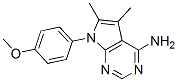 CAS#: 72578-37-1, 7-(4-Methoxyphenyl)-5,6-Dimethylpyrrolo[3,2-e]Pyrimidin-4-Amine