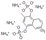 CAS#: 72605-69-7, 6-Iodo-2-Methyl-1,4-Naphthoquinol Bis(Diammonium Phosphate)