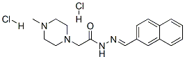 CAS#: 72606-61-2, 2-(4-Methylpiperazin-1-Yl)-N-(Naphthalen-2-Ylmethylideneamino)Acetamide Dihydrochloride