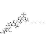 CAS#: 72639-32-8, Tetrasodium 6-[(6-{[5-chloro-6-methyl-2-(methylsulfonyl)-4-pyrimidinyl]amino}-1-hydroxy-3-sulfonato-2-naphthyl)diazenyl]-1,3,5-naphthalenetrisulfonate