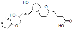 CAS#: 72657-07-9, 4-[(2R,4aR,5R,6R,7aS)-6-Hydroxy-5-[(E,3R)-3-Hydroxy-4-(Phenoxy)But-1-Enyl]-2,3,4,4a,5,6,7,7a-Octahydrocyclopenta[E]Pyran-2-Yl]Butanoic Acid