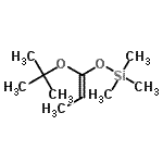 CAS#: 72658-10-7, Trimethyl({(1E)-1-[(2-methyl-2-propanyl)oxy]-1-propen-1-yl}oxy)silane