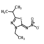 CAS#: 726696-22-6, (2Z)-3-Ethyl-5-isopropyl-N-nitro-1,3,4-thiadiazol-2(3H)-imine