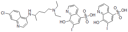 CAS 登录号：7270-12-4， 氯喹那特