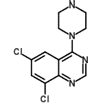 CAS 登录号：72700-41-5， 6,8-二氯-4-(1-哌嗪基)喹唑啉
