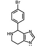 CAS#: 7271-11-6, 4-(4-Bromophenyl)-4,5,6,7-tetrahydro-3H-imidazo[4,5-c]pyridine