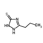 CAS#: 7271-46-7, 5-Propyl-1,2-dihydro-3H-1,2,4-triazole-3-thione