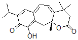 CAS 登录号：72711-84-3， (S)-3,4,11,11a-四氢-10-羟基-4,4,11a-三甲基-8-(1-甲基乙基)-苯并(5,6)环庚并(1,2-b)吡喃-2,9-二酮