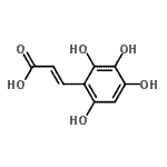 CAS#: 727422-53-9, (2E)-3-(2,3,4,6-Tetrahydroxyphenyl)acrylic acid