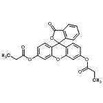 CAS#: 7276-28-0, 3-Oxo-3H-spiro[2-benzofuran-1,9'-xanthene]-3',6'-diyl dipropanoate