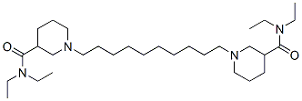 CAS#: 7276-37-1, 1,10-Bis(3-(N,N-Diethylcarbamoyl)Piperidino)Decane