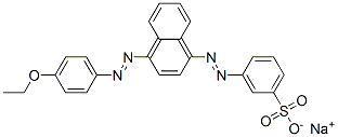CAS#: 72765-52-7, Sodium 3-[[4-[(4-Ethoxyphenyl)Azo]-1-Naphthyl]Azo]Benzenesulphonate