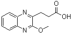 CAS 登录号：727682-53-3， 3-(3-甲氧基-2-喹喔啉基)丙酸