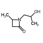 CAS#: 727739-38-0, 1-(2-Hydroxypropyl)-4-methyl-2-azetidinone