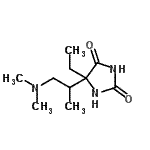 CAS 登录号：727740-47-8， 5-[1-(二甲基氨基)-2-丙基]-5-乙基-2,4-咪唑烷二酮