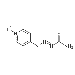 CAS#: 72796-02-2, (1E)-3-(1-Oxido-4-pyridinyl)-1-triazene-1-carbothioamide