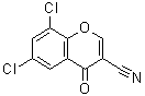 CAS 登录号：72798-32-4， 6,8-二氯-4-氧代-4H-苯并吡喃-3-甲腈