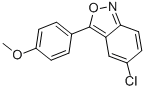 CAS 登录号：728-22-3， 5-氯-3-(4-甲氧基苯基)苯并[c]异恶唑
