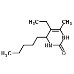 CAS#: 728004-28-2, 5-Ethyl-6-methyl-4-pentyl-3,4-dihydro-2(1H)-pyrimidinone