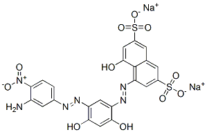 CAS 登录号：72828-77-4， 4-[[(3Z)-3-[(3-氨基-4-硝基苯基)亚肼基]-6-羟基-4-氧代-1-环己-1,5-二烯基]偶氮]-5-羟基萘-2,7-二磺酸二钠
