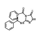 CAS#: 72828-79-6, N-(4-Benzoyl-5-thioxo-4,5-dihydro-1H-1,2,4-triazol-3-yl)benzamide