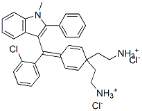 CAS#: 72828-90-1, 4-[(E)-(2-Chlorophenyl)-(1-Methyl-2-Phenylindol-1-Ium-3-Ylidene)Methyl]-N,N-Diethylaniline Chloride