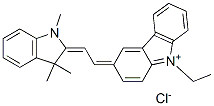CAS#: 72828-91-2, 9-Ethyl-3-[(E)-2-(1,3,3-Trimethylindol-1-Ium-2-Yl)Ethenyl]Carbazole Chloride