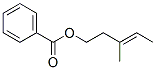 CAS 登录号：72845-36-4， [(E)-3-甲基戊-3-烯基]苯甲酸酯