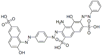 CAS 登录号：72845-88-6， (6E)-4-氨基-5-氧代-3-[4-[(2Z)-2-(2-氧代-6-磺基萘-1-亚基)肼基]苯基]偶氮-6-(苯基亚肼基)萘-2,7-二磺酸