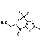 CAS#: 72850-80-7, Ethyl 2-fluoro-4-(trifluoromethyl)-1,3-thiazole-5-carboxylate