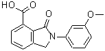 CAS 登录号：728887-95-4， 2-(3-甲氧基苯基)-3-氧代-4-异吲哚啉羧酸